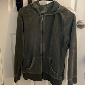 Green fleece hoodie Size: XL Brand: Tek Gear
